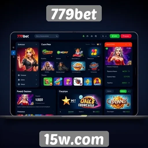 Explorando a interface de usuário do 779bet